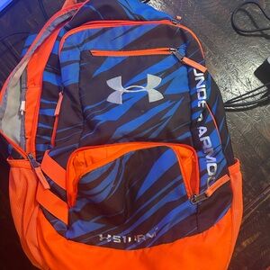 Under Armour Dynamic Blue and Orange Backpack